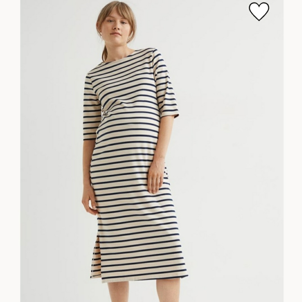 H&M MAMA calf-length cotton dress